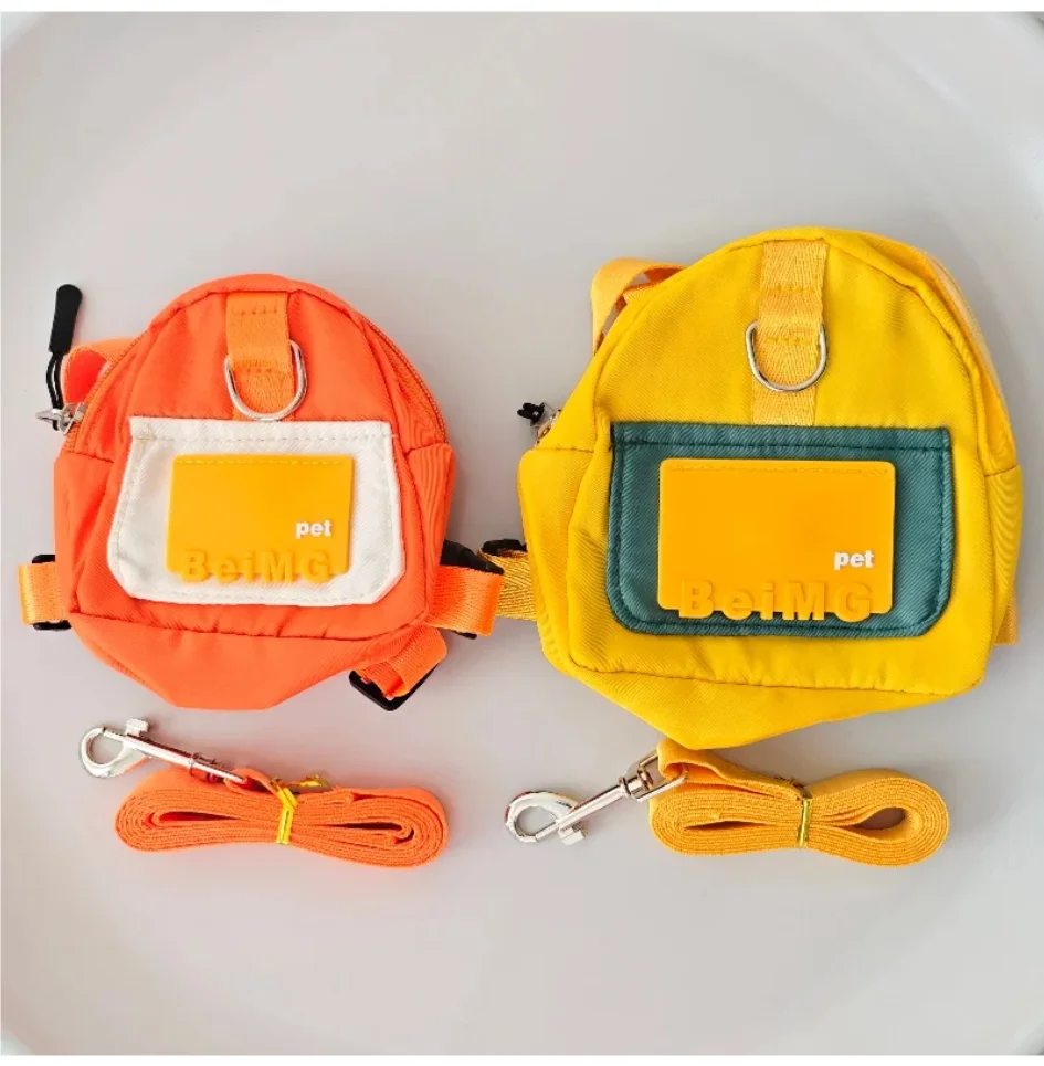 

Pet Travel Traction Backpack Dog Bag Snack Toy Garbage Bag Free Hands Cat and Dog Supplies Outgoing Equipment Собака