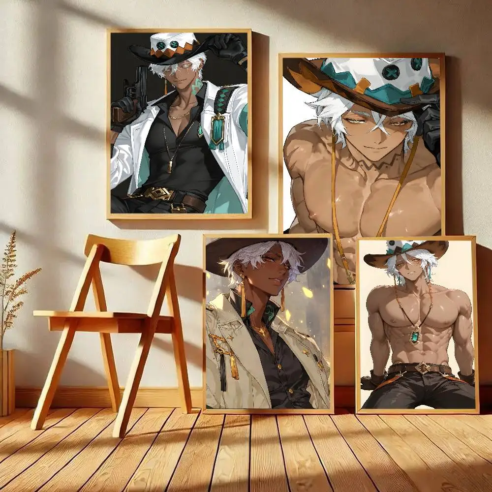 Ifa Genshin Impact Game Poster Art With Prints Home Bedroom Living Room Decoration Gift