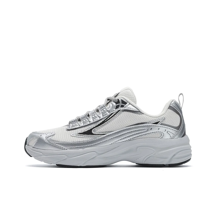 FILA VERDICT Textile, Synthetic Leather Low top Running Shoes Women's White Silver F12W522135FWS