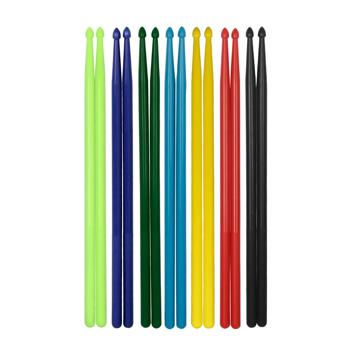 Drum Sticks 5A 12Pair Professional Nylon Drumsticks Drum Set Teardrop Drumsticks Percussion Instrument Drum Accessories Parts