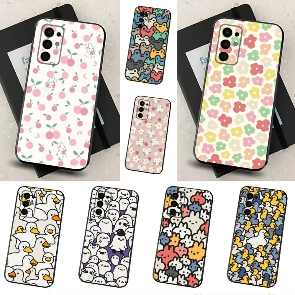

Ctue Illustration Art Phone Case For Samsung Galaxy A13,A21s,A22,A31,A32,A52,A53,A71,A80,Soft Black Shell