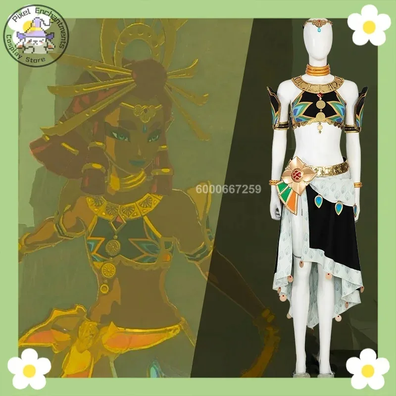 Orvalho gota gerudo chief outfit pgem main purya game-inspired cosplay costume link champion tunic set rpga;2,c'4,h.