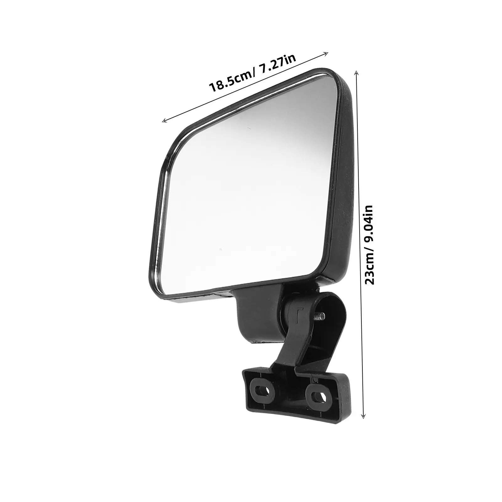 1Pair Passenger Car Reversing Blind Spot Mirror Wide Angle Auxiliary Side View Vertical Design Weatherproof Rearview Mirror