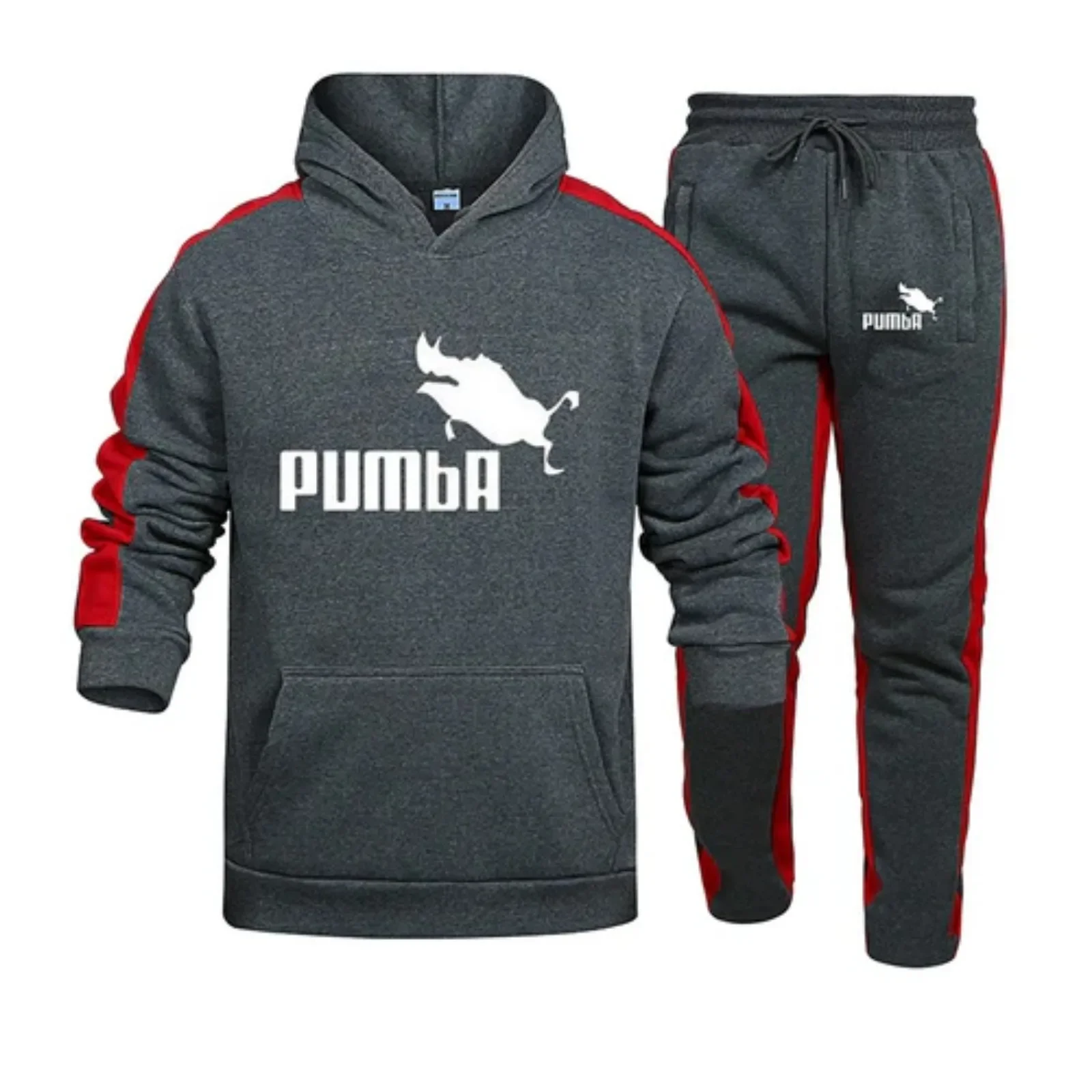 

Men's Autumn Winter Running Sets Hoodie+Pants 2 Pieces Casual Tracksuit Male Sportswear Gym Brand Clothing Jogging Sweat Suit