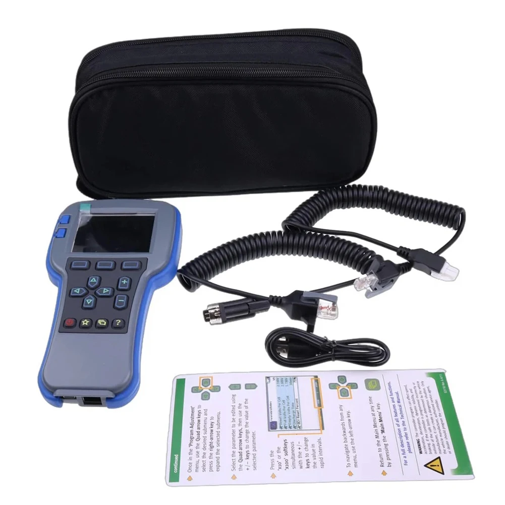 Portable Handheld Programmer for Curtis 1313-4331 and 4401 Controllers with for rugged ABS Housing and Rubber Bumper