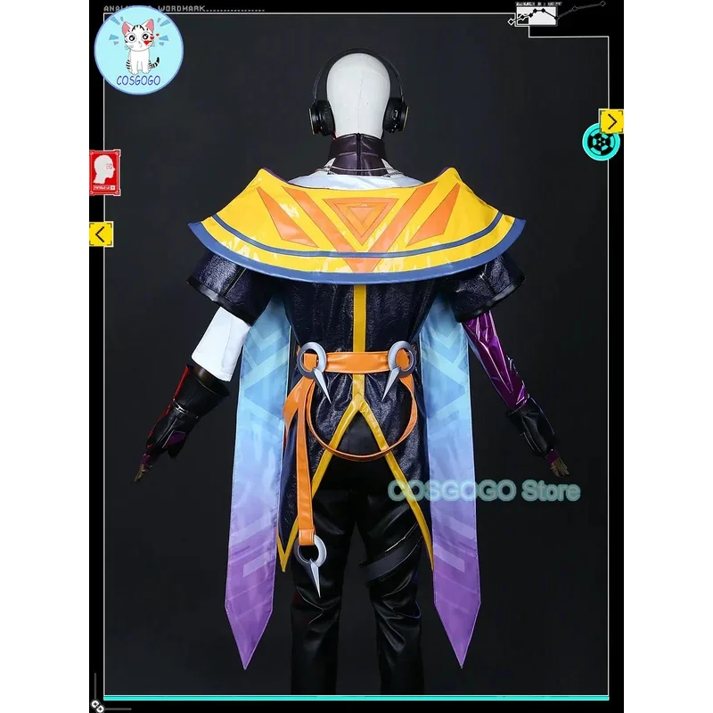

Game LOL Heart Steel 's Team Aphelios Cosplay Costume Halloween Outfits Men Clothing Accessories Earphonea;2'k,8;c'