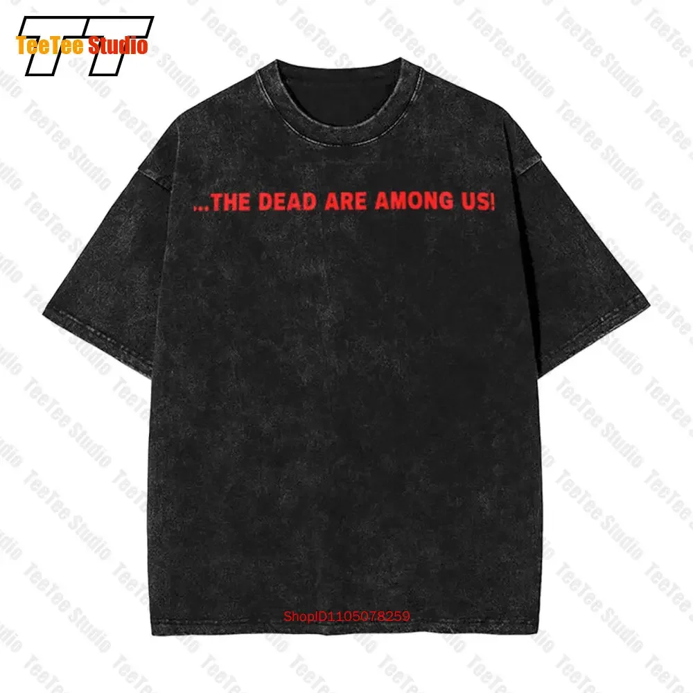 Lucio Fulcis Zombie Horror Movie Poster Oversized T-Shirt V5U0