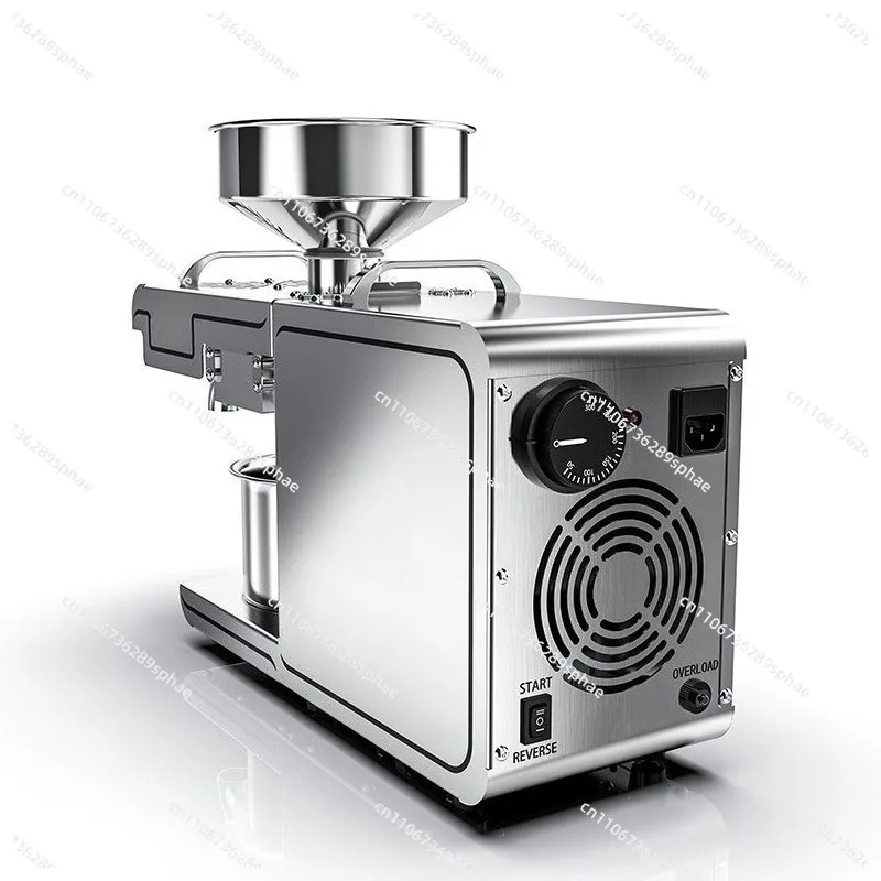 220V/110V Home Oil Press Machine, Cold & Heat Press for Olive/Coconut/Soybean Oil, Automatic Oil Extractor, High Oil Yield, Easy