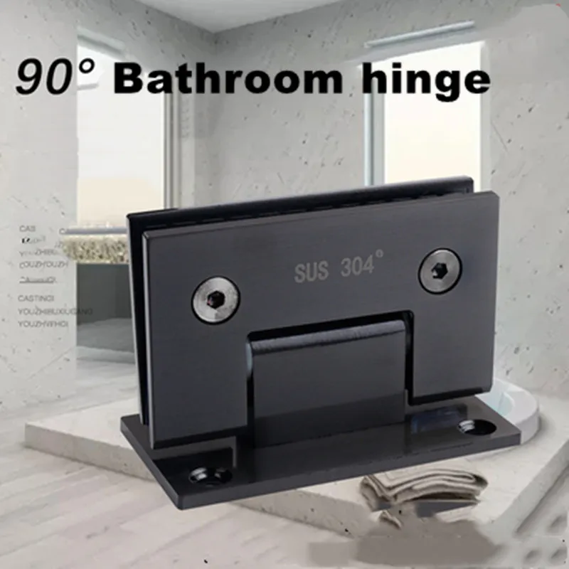 Stainless steel glass clamp,connector,shower room folder,glass door hinge,90 degrees(XYGL-25)