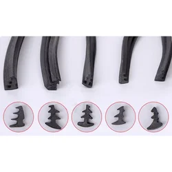 10 meters rubber sealing strip door and window glass soundproof windproof moisture proof fixed sealing strip