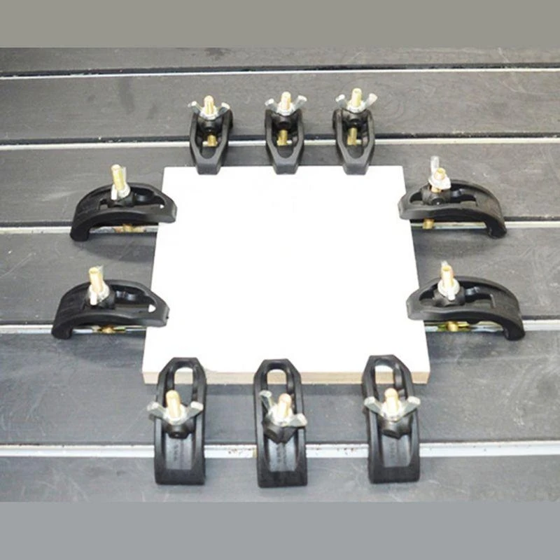85mm Bogen Platte Sets CNC Gravur Maschine Teile Druck Platte Clamp Leuchte für T-slot arbeitstisch – Detail 7
