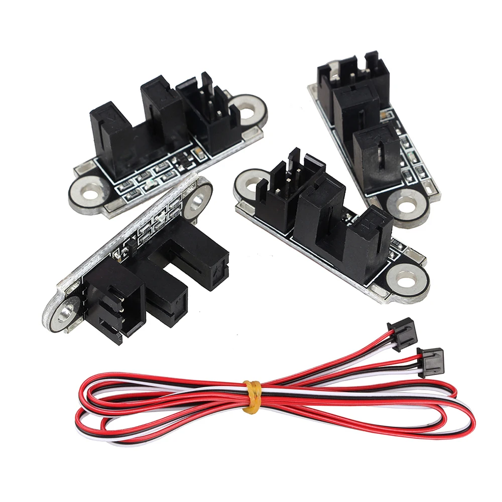 3d printers accessories Photoelectric limit switch travel optical trigger sensing limiter U-groove ITR9608 Optical Endstop