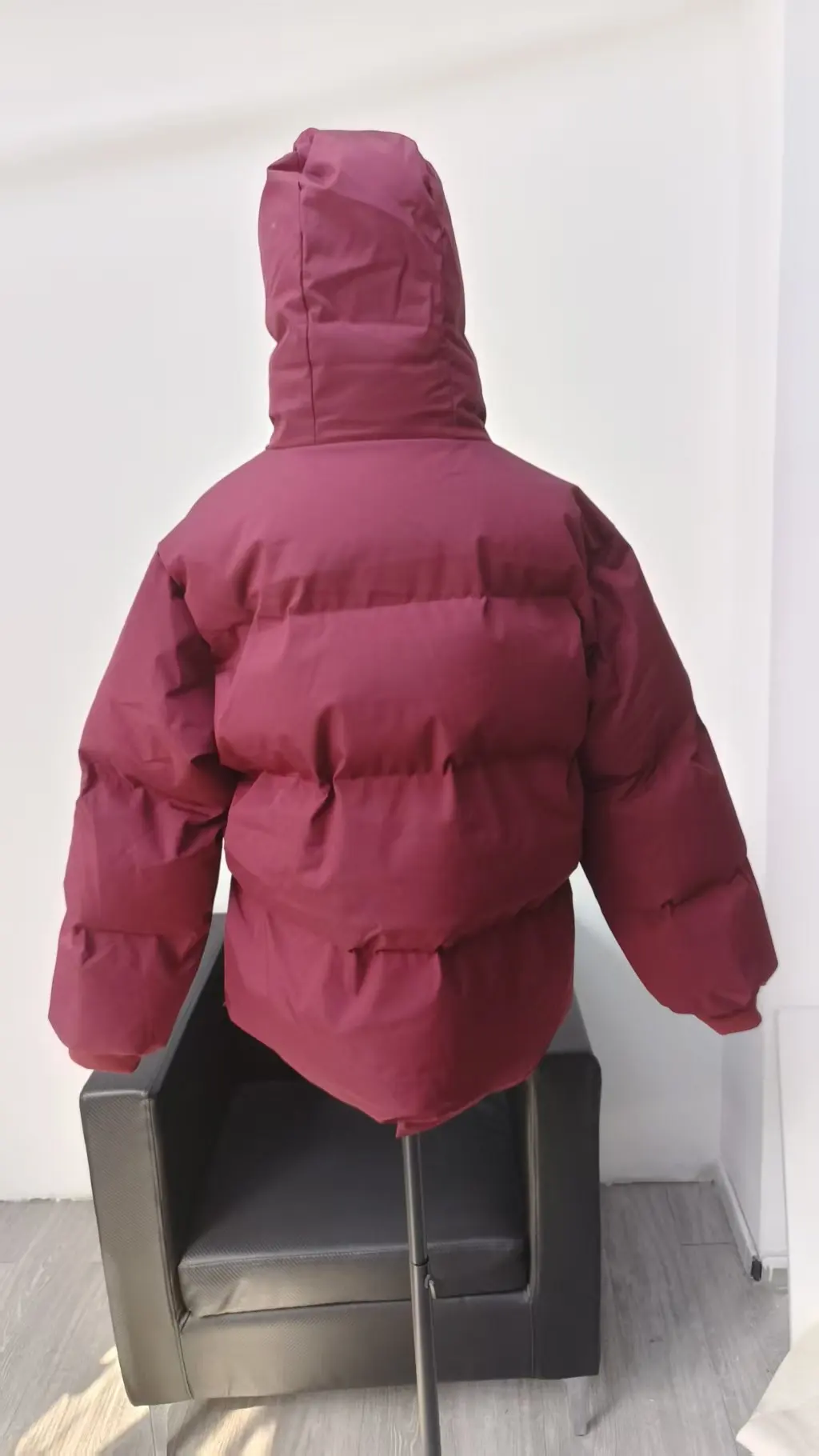 Y2K Water-reactive Fabric Cotton Thick Warm Coat Men's Vintage Zip Up Outerwear Casual Jacket Streetwear Fashion Parkas Clothing