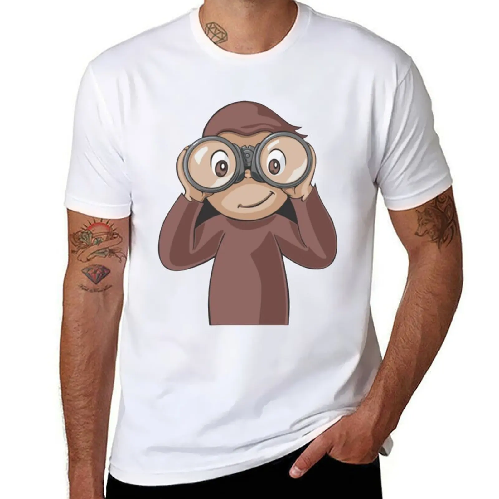 

SALE - Curious George T-Shirt t shirt man luxury t shirts for man graphic tees man t shirt summer T-Shirt