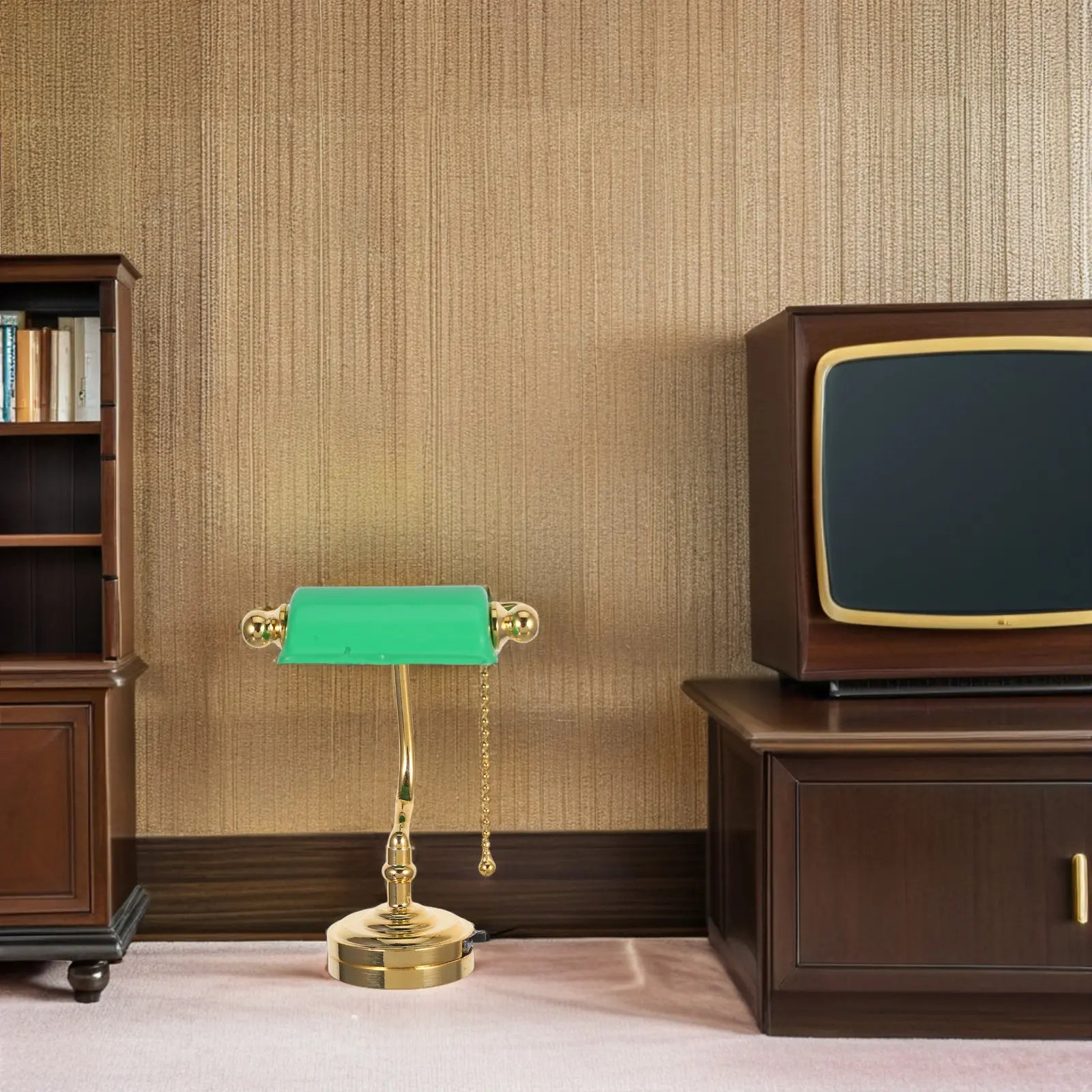 

Зеленая винтажная лампа-фонарь почтальона, миниатюрная настольная лампа для кукольного домика, для освещения сцен своими руками, декор для коллекционеров, модель светильника для кукольного домика