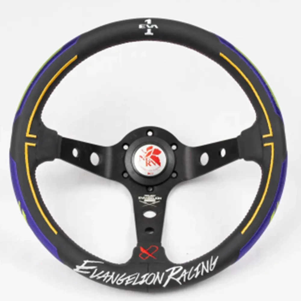 

Custom universal 330MM JDM VERTEX EVA steering wheel pc simulator Global limit wheel High performance car acesssories