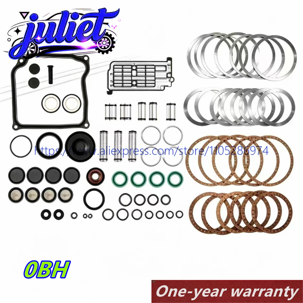 0BH DQ500 DSG Automatic Transmission Gearbox Overhaul Kit Rebuild Repair Seals Gasket O-rings fork Piston for AUDI VW SKODA Golf