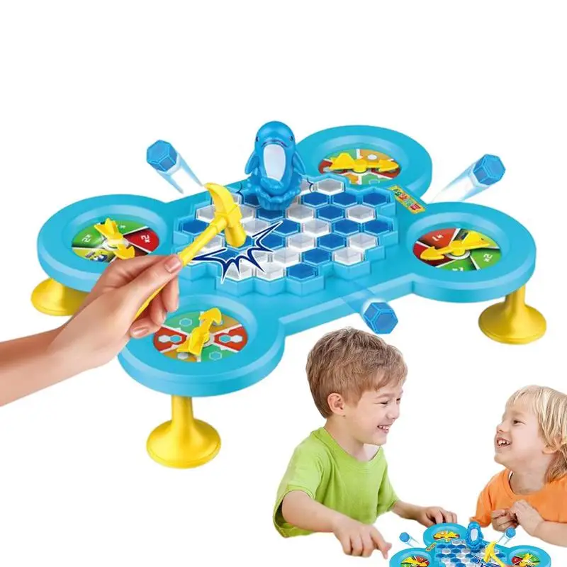 

Children Save Animal Ice Breaking Game Parent-child Interactive Funny Family Animal Trap Toys Desktop Ice Cubes Balance Toy