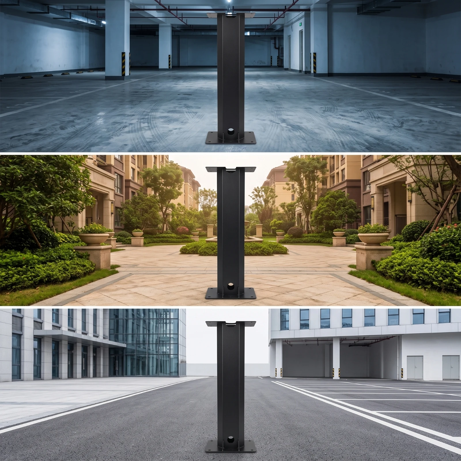 Freestanding EV Charger Enclosure with Pedestal Stand Floor-Mounted EV Charger Box with Pedestal Stand Cabinet Dustproof