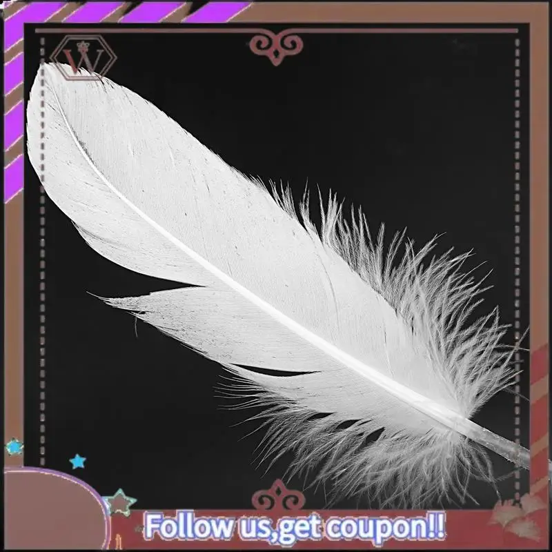 A95D-400Pcs الريش الأبيض أوزة الحرفية للحزب قبعة الحرف الزفاف الديكور 15-22 سنتيمتر
