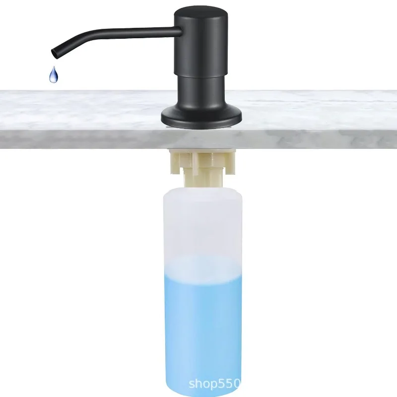

New for 500ml/350ml Stainless Steel Pump Useful Kitchen Sink Tools Home Product Bottle Liquid Soap Dispensers Durable