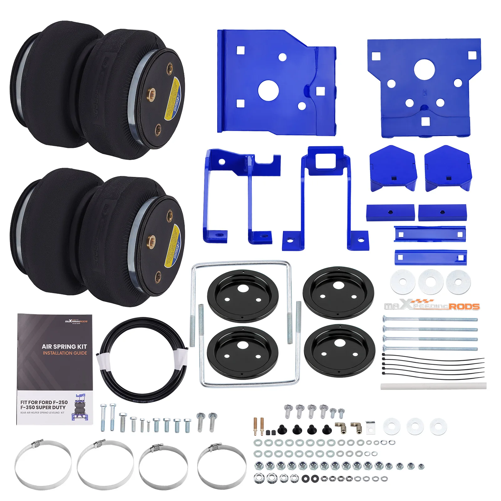 

Air Helper Spring Bag Kit for Ford F250 F350 F450 Super Duty 2011-2014 Air Helper Spring Bag