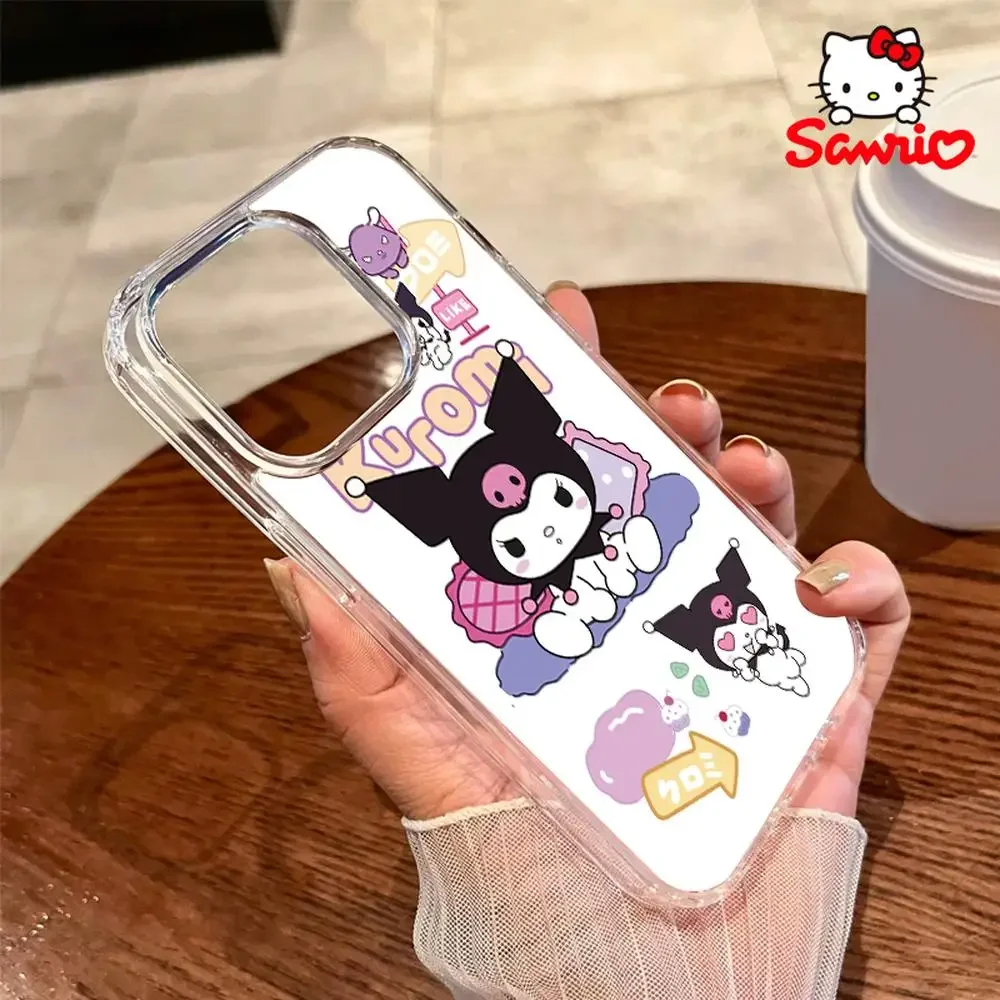 Sanrio Hellokitty fundas de teléfono Iphone 16/15/14/13/12/11/x/xs/xs Max mujer Iphone 13 funda Sanrio Kt accesorio de dibujos animados