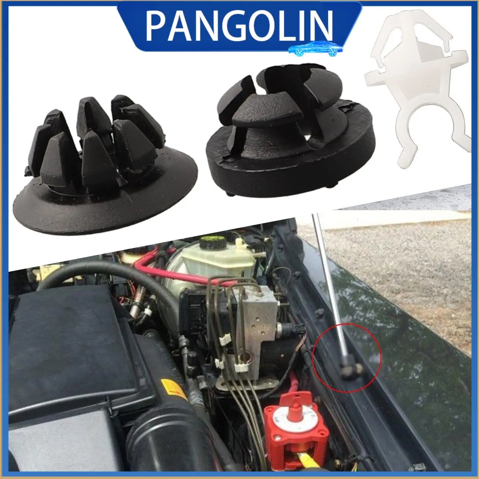 

PANGOLIN пластиковые зажимы для поддержки капота, 3 разных стиля для Honda Acura RDX, гарантия качества, простая установка без инструментов