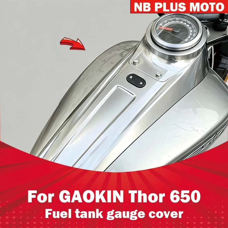 【Premium】For Kaiwei GAOKIN Thor650 Raised Fuel Tank Instrument Cover Retro Cruise Modification Non-destructive installatio