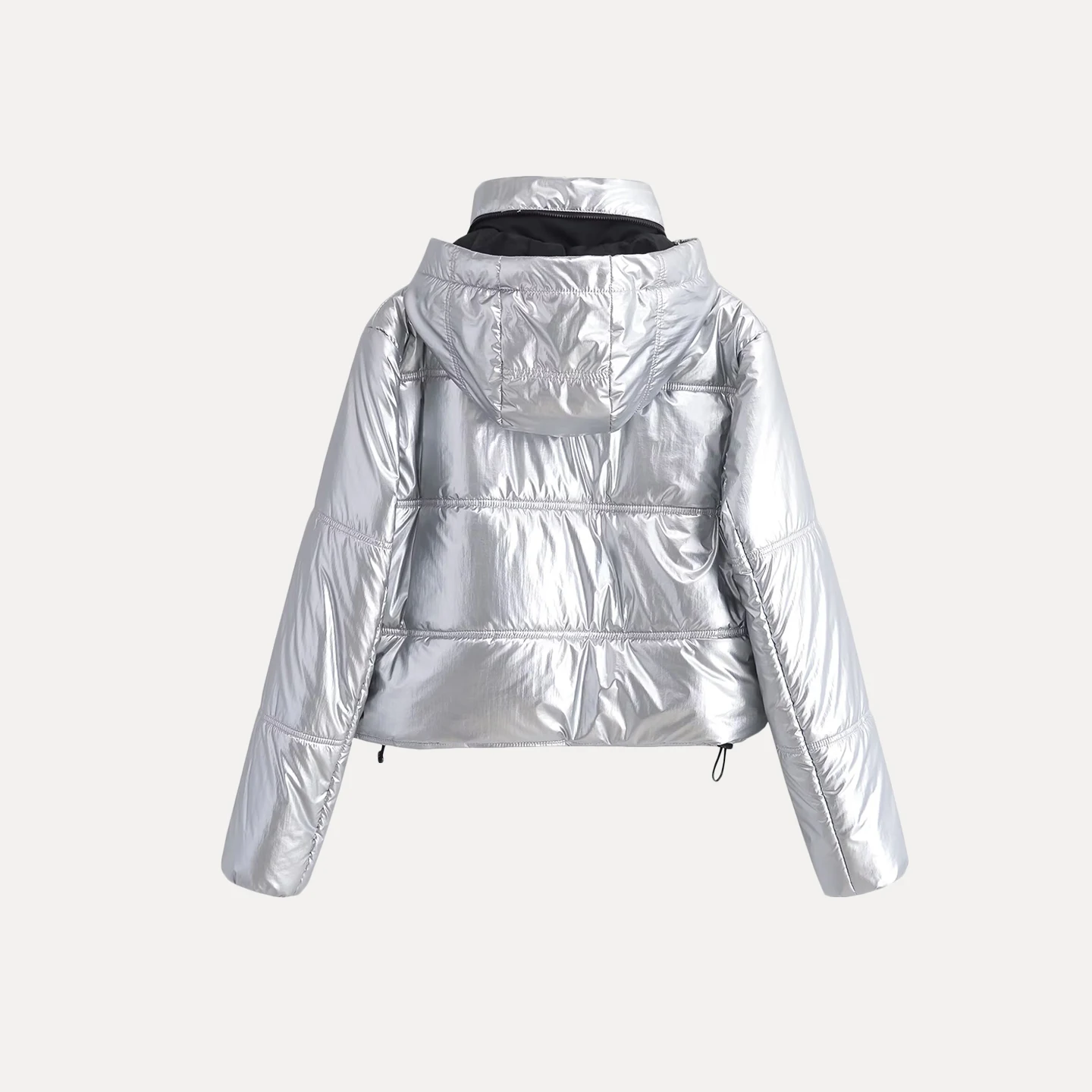 Faionable ort Jaet Cappotto da donna Colletto alla coreana Chiusura con cerniera Lungo Sve Autunno Nuovo arrivo Z Stand Fit Ladies'...