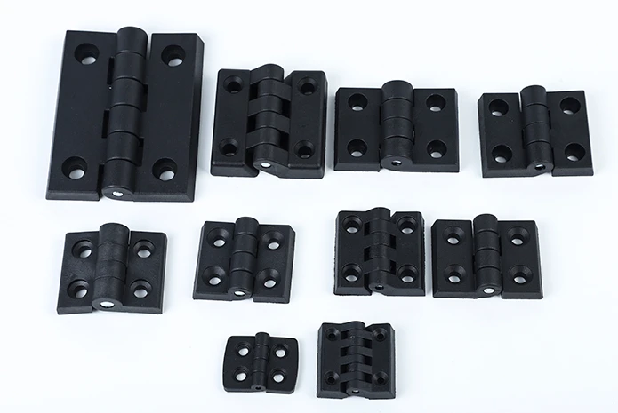 

10pcs Hinges Black Color Nylon Plastic Butt Hinge for Wooden Box Furniture Electric Cabinet Scharnier Door Hinges