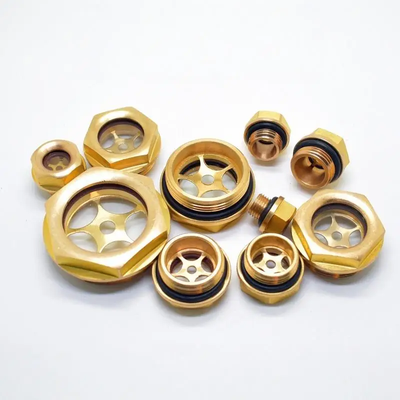 

Высококачественное латунное смотровое стекло уровня масла M14/16/18/22/24/27/30 с метрическим наружным резьбовым соединением для воздушного компрессора и токарного станка, 1 шт.