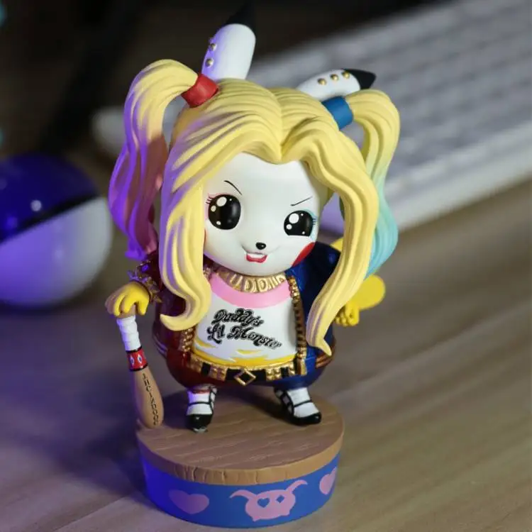 Pikachu as Suicide Squad Harley Quinn Cute Action Figure Toys