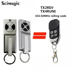 Compatible TX2REV / TX4RUNI 433.92MHz Remote Control Garage Gate Openers Command Handheld Transmitter