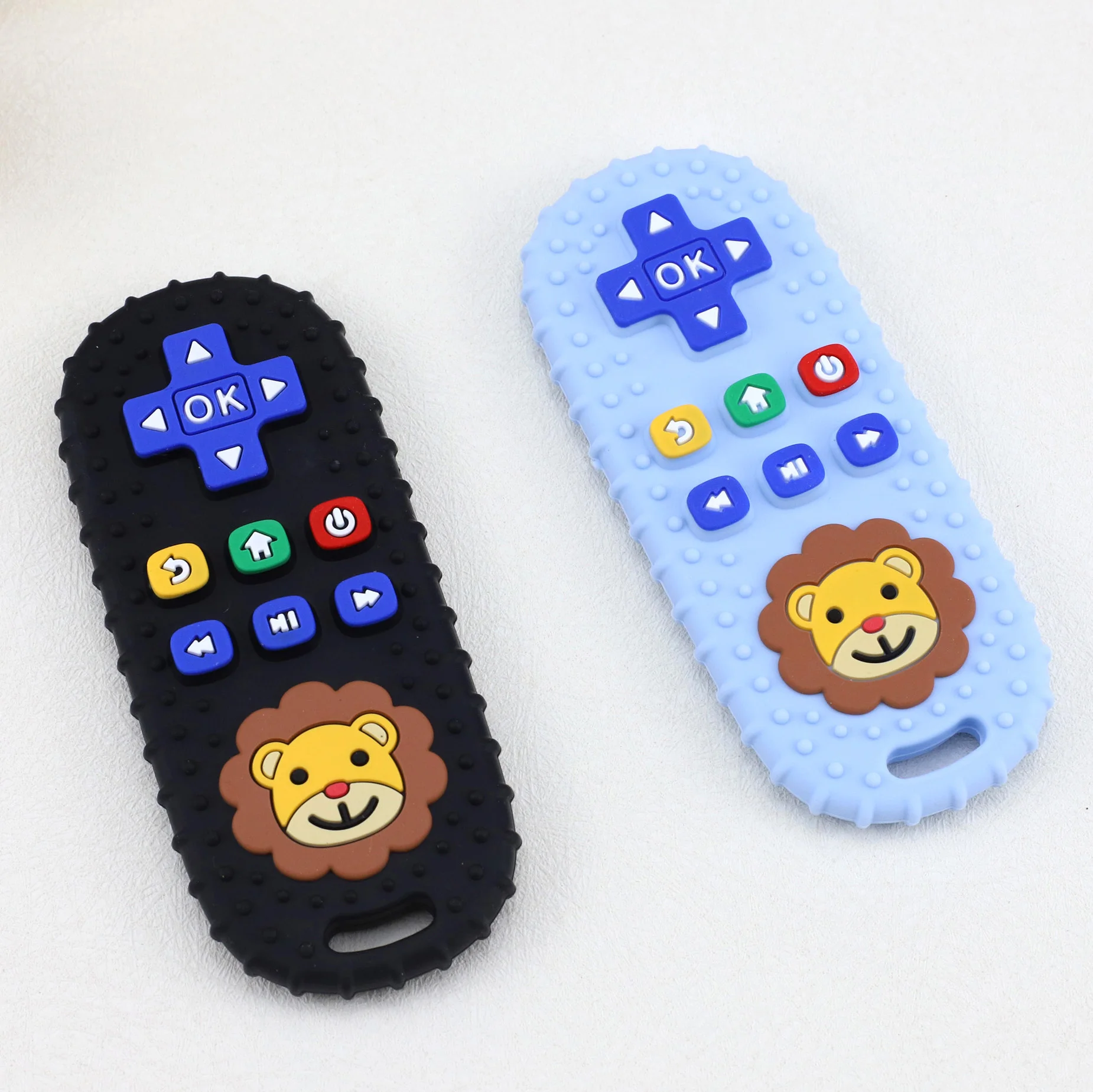 لعبة محاكاة لعبة التحكم عن بعد من السيليكون على شكل أسد كرتوني