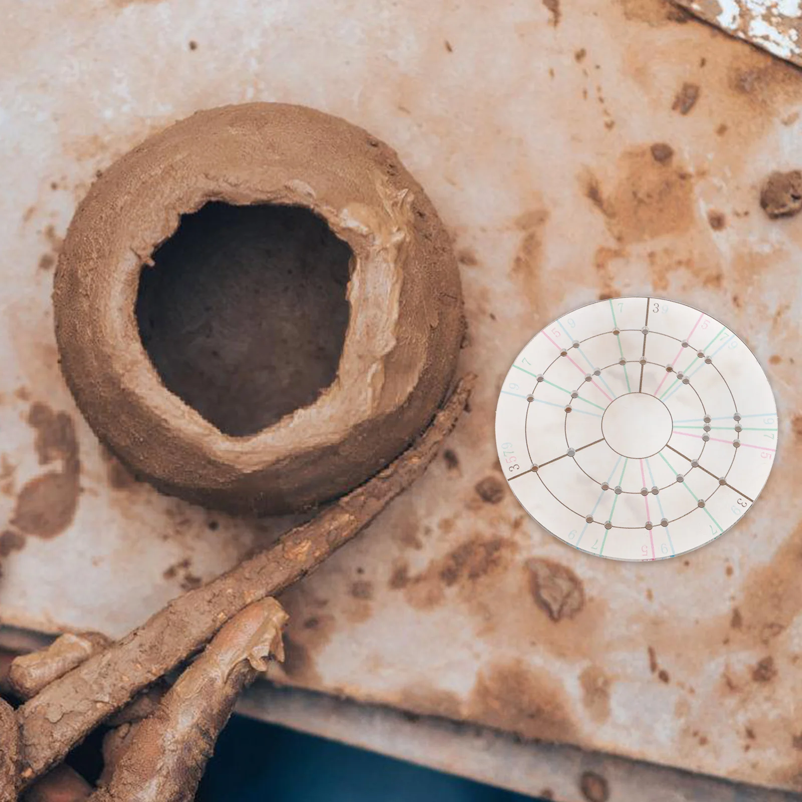 

Pottery Divider Template for Clay Crafting with Accurate Dividing Function Ideal for Ceramic Artists and Hobbyists