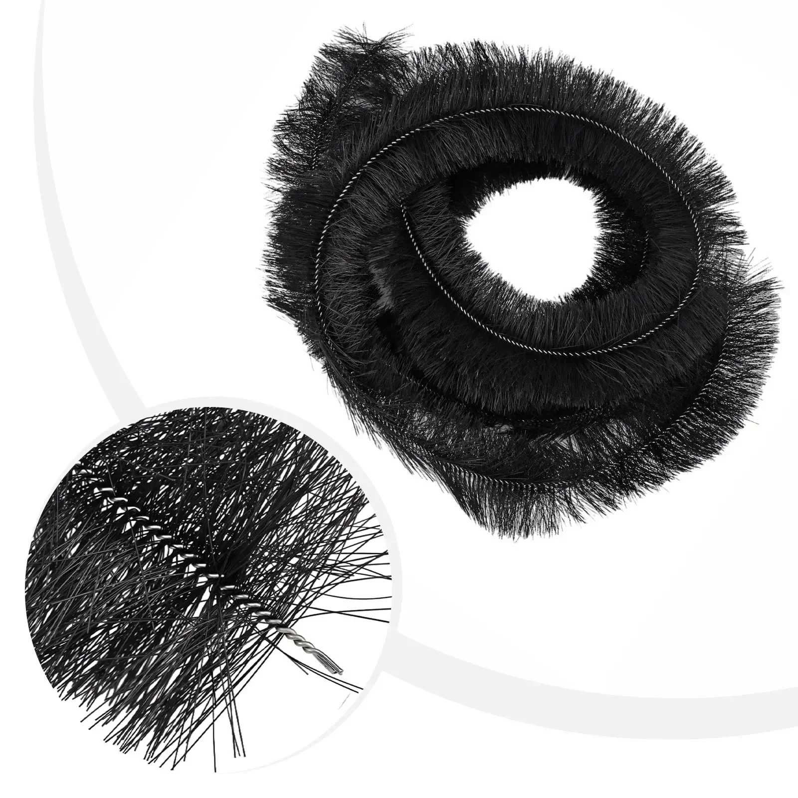 

Eaves Brush Gutter Guard Brush Promotes Water Flow Protection Brush Leaf Filter 4 Meter Clog Remover Effective Filter
