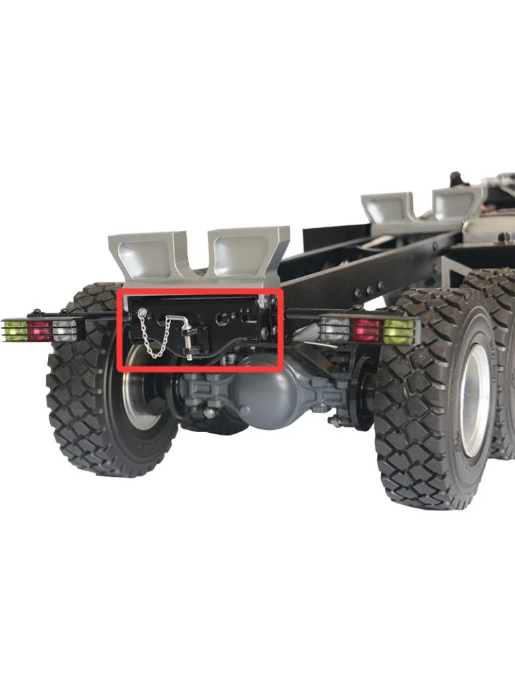 RC 1/14 Metall-Heckträger Ersatz-Heckhaken für Tamiya Hydraulikbagger Lader Muldenkipper für VOLVO Anhänger Kipper DIY-Teile – Detail 2