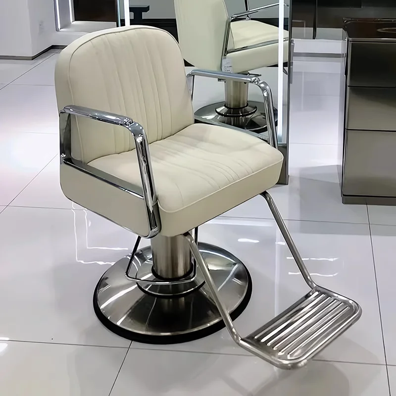 

Luxury Hairdressing Barber Chair Salon Hair Stylist Dedicated Barber Chair Recline Chaise Coiffeuse Barbershop Furniture QF50BC