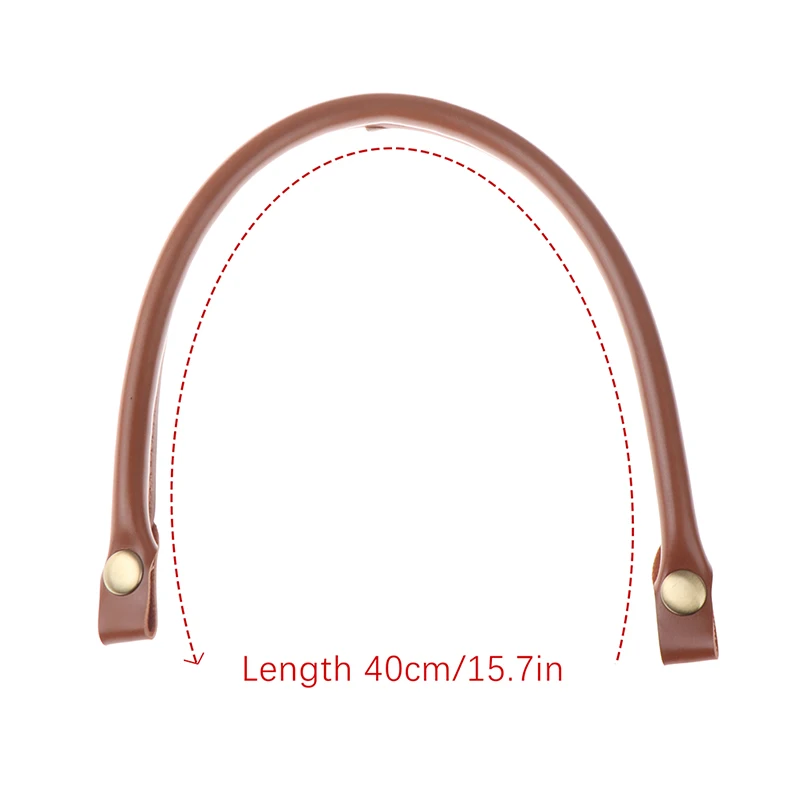 40cm PU Leather Short Bag Strap Destacável Bolsas Handle Shoulder Bag Purse Strap DIY Substituição Bag Belt Band Bag Acessório