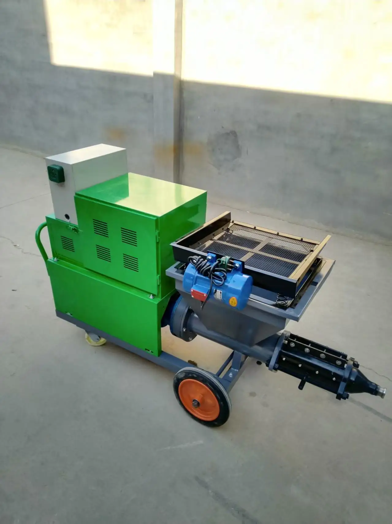 511 Automatic Mortar Gypsum Cement Wall Plaster Machine 32mm Mortar Spray Machines Pump Motor Core Components 380V/220V 100L