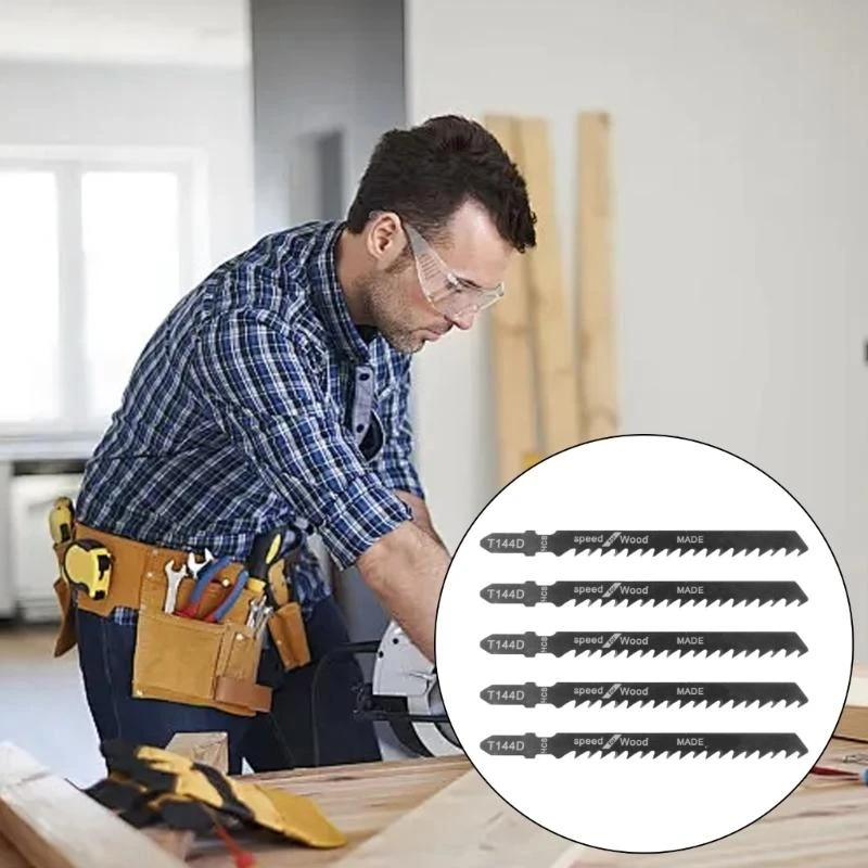 5PCS Jigsaws Cutter Tool Set for Diverse Material Cutting Including & Metal