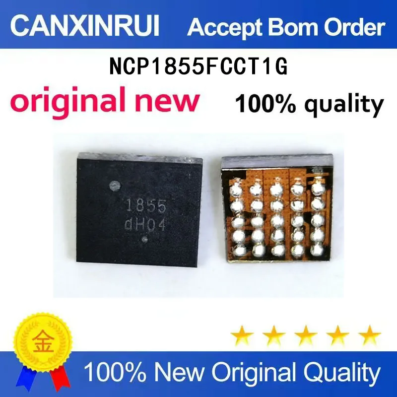 

(5-100 Pieces) NCP1855FCCT1G NCP1855 silk screen 1855 brand new BGA