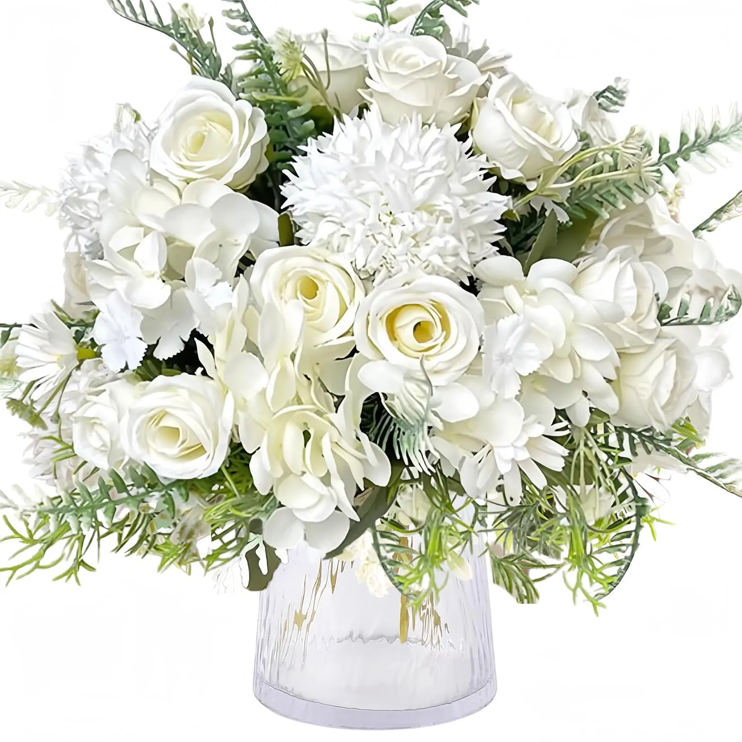 1PC Rose Chrysantheme Seide Blumensträuße Künstliche Blumen Hochzeit Hause Vasen Kranz Wand Zimmer Tisch Diy Geschenk Zubehör Großhandel