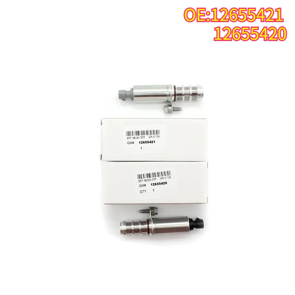 

High quality New For 2PCS 12655421 12655420 Variable Valve Timing VVT Solenoid Actuator Chevrolet Malibu Pontiac Buick Regal