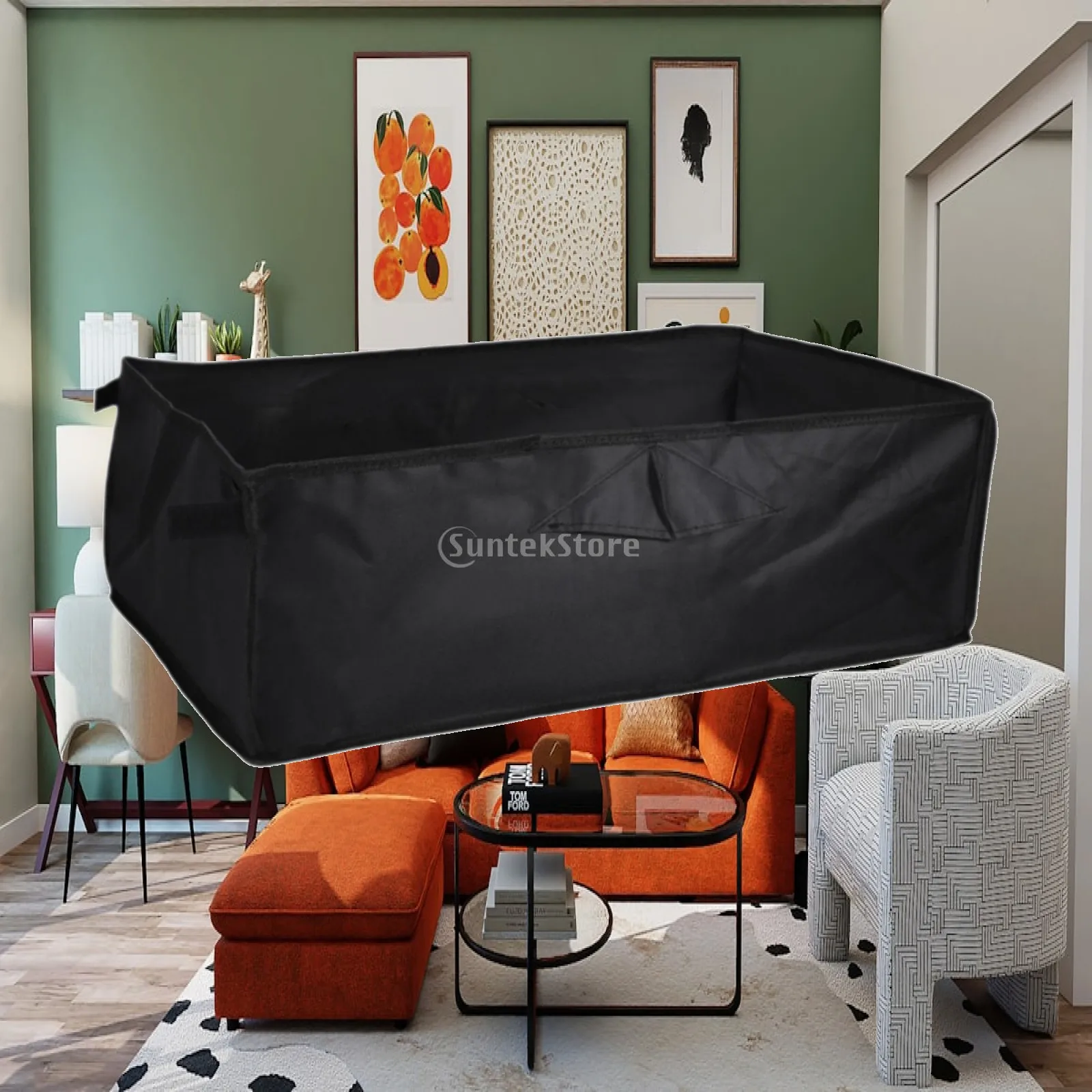 Removable Wagon Liner Reinforced Oxford Cloth Trolley Cart Inner Bag for Outdoor Camping Storage