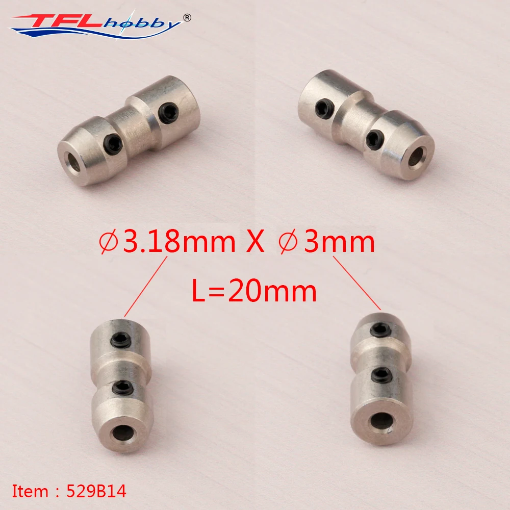 Originele TFL-onderdelen! 3 mm-3,18 mm multi-specificaties Koppeling voor RC-boot
