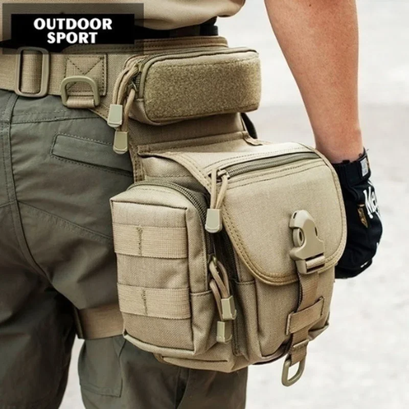Men's Waterproof Leg Wrap Waist Belt Bag Oxford Cloth Hiking Camping Outdoor Sports Travel Fishing Accessories