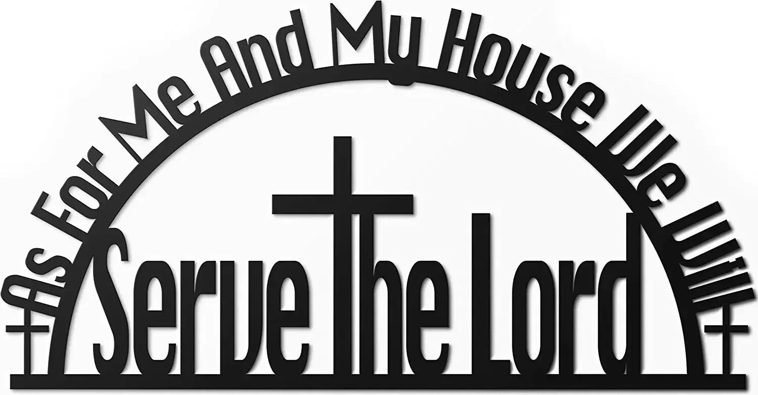 Металлический настенный декор в христианском стиле для дома, кухни, ванной комнаты, гостиной, спальни