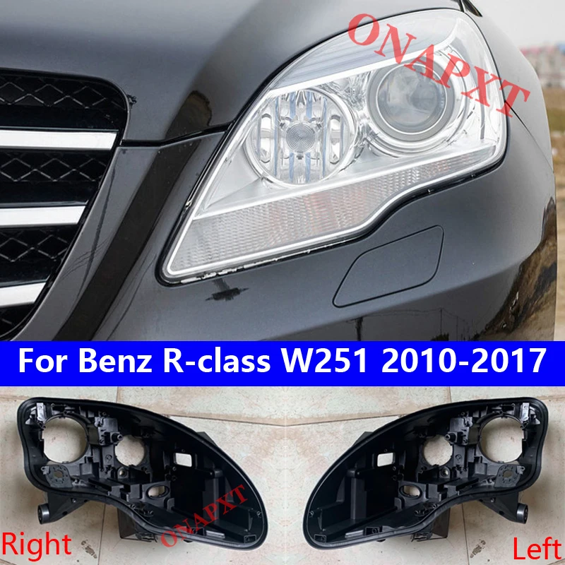 

Auto Car For Mercedes-Benz E-Class W212 2010-2013 Front Headlight Cover Black Base Headlamp Back Housing Bottom Protection Shell